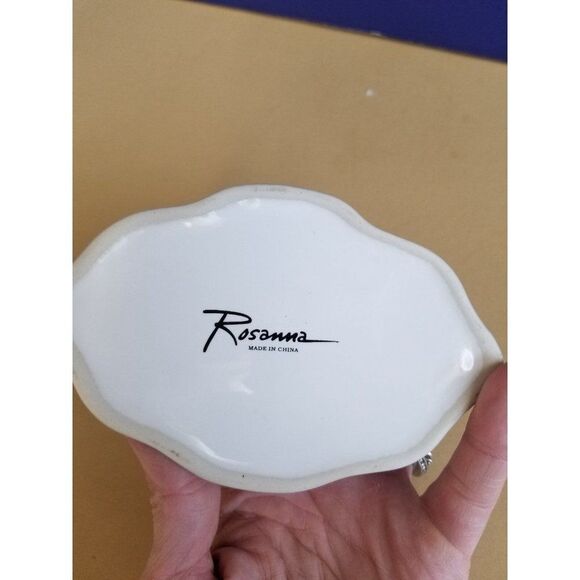Rosanna Fashion retro Jewelry Trinket box‎ gift Porcelain Model vintage - Picture 4 of 6